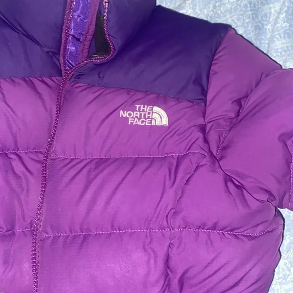 Xs north face purple jacket style 700